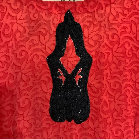 Beautiful Handmade OOAK Red and Black Kaftan - Picture 5 of 8